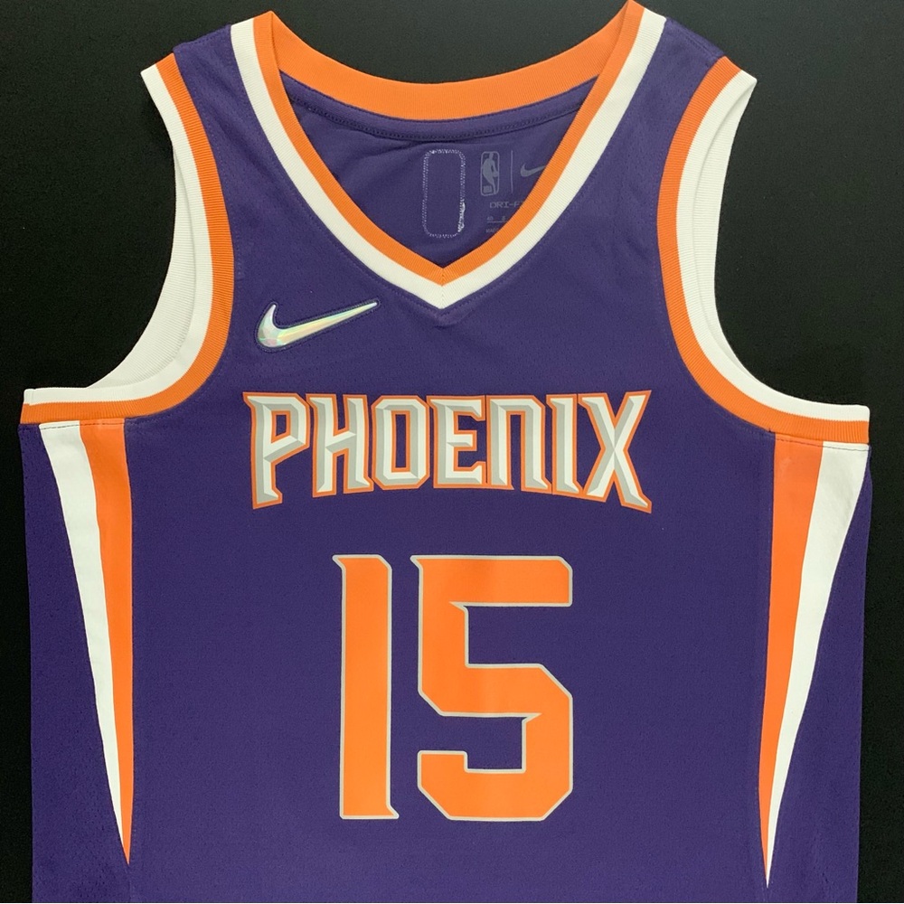 Rare NWT Nike Cam Payne Phoenix Suns #15 Purple Icon Swingman Jersey 40 S 75th